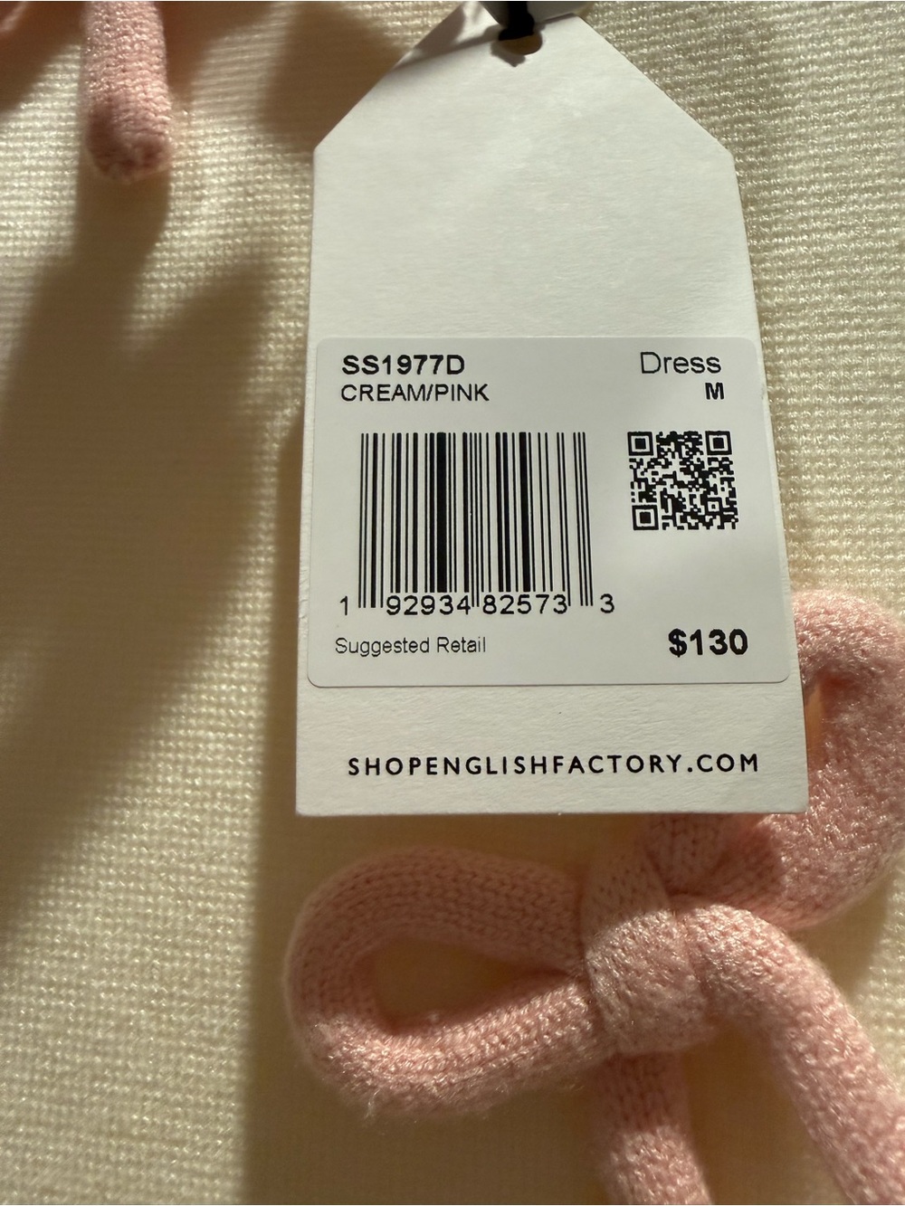 NWT English Factory Lila Bow Midi Dress - M - Picture 8 of 8